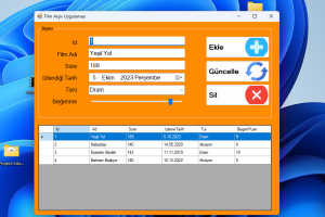 C# List ve Sınıf Kullanım Örneği