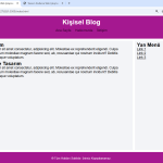 CSS Flex ile Basit Sayfa Tasarımı