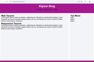 CSS Flex ile Basit Sayfa Tasarımı